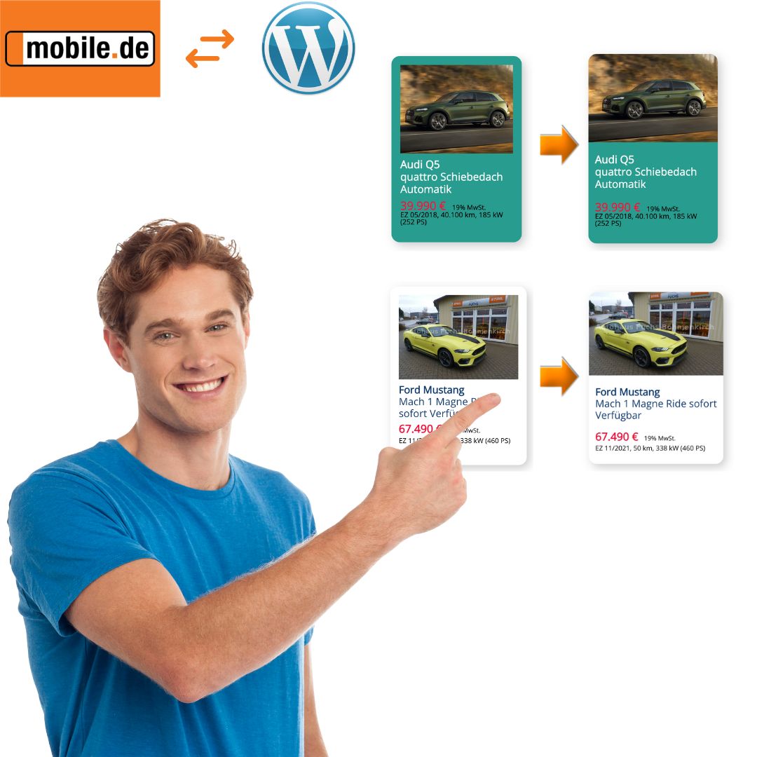 mobile.de direkt auf der Autohauswebseite integrieren